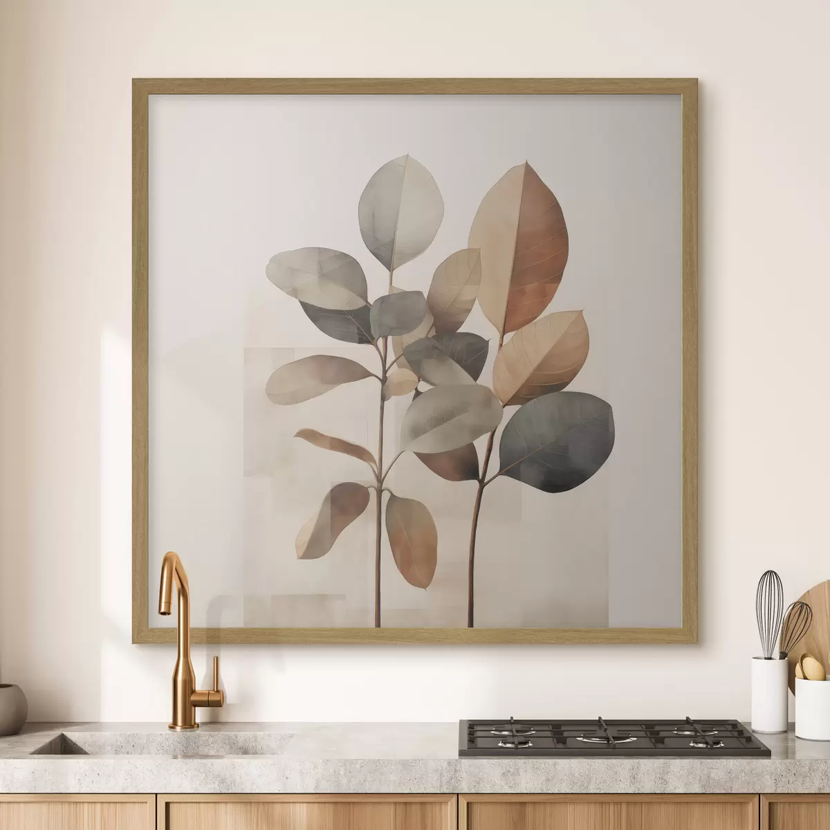 Poster Foglie e speranza f48413