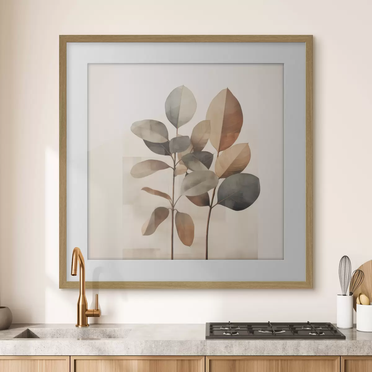 Poster Foglie e speranza f48413