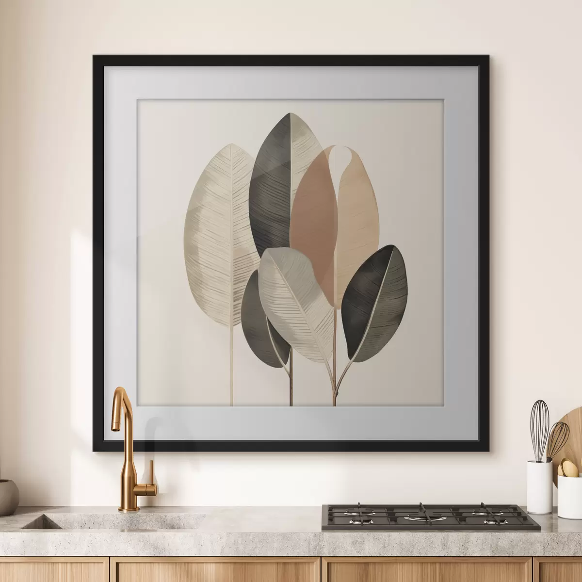 Poster Foglie e armonia f48414