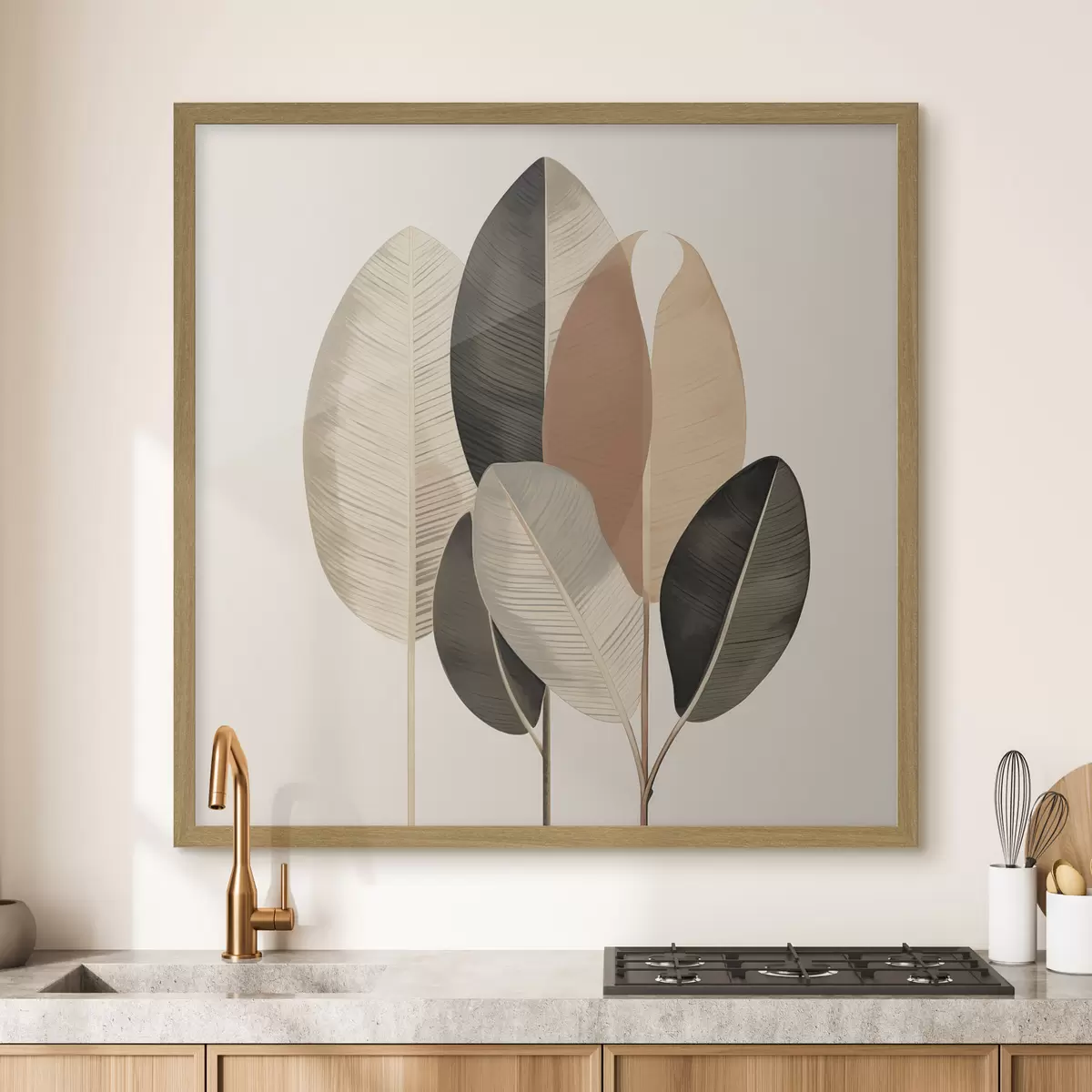 Poster Foglie e armonia f48414