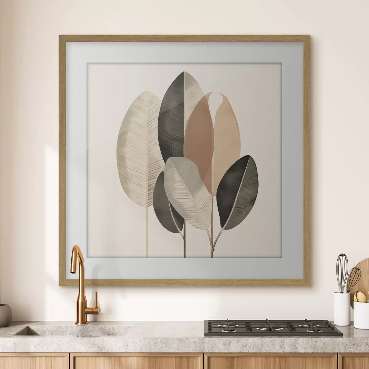 Poster Foglie e armonia f48414