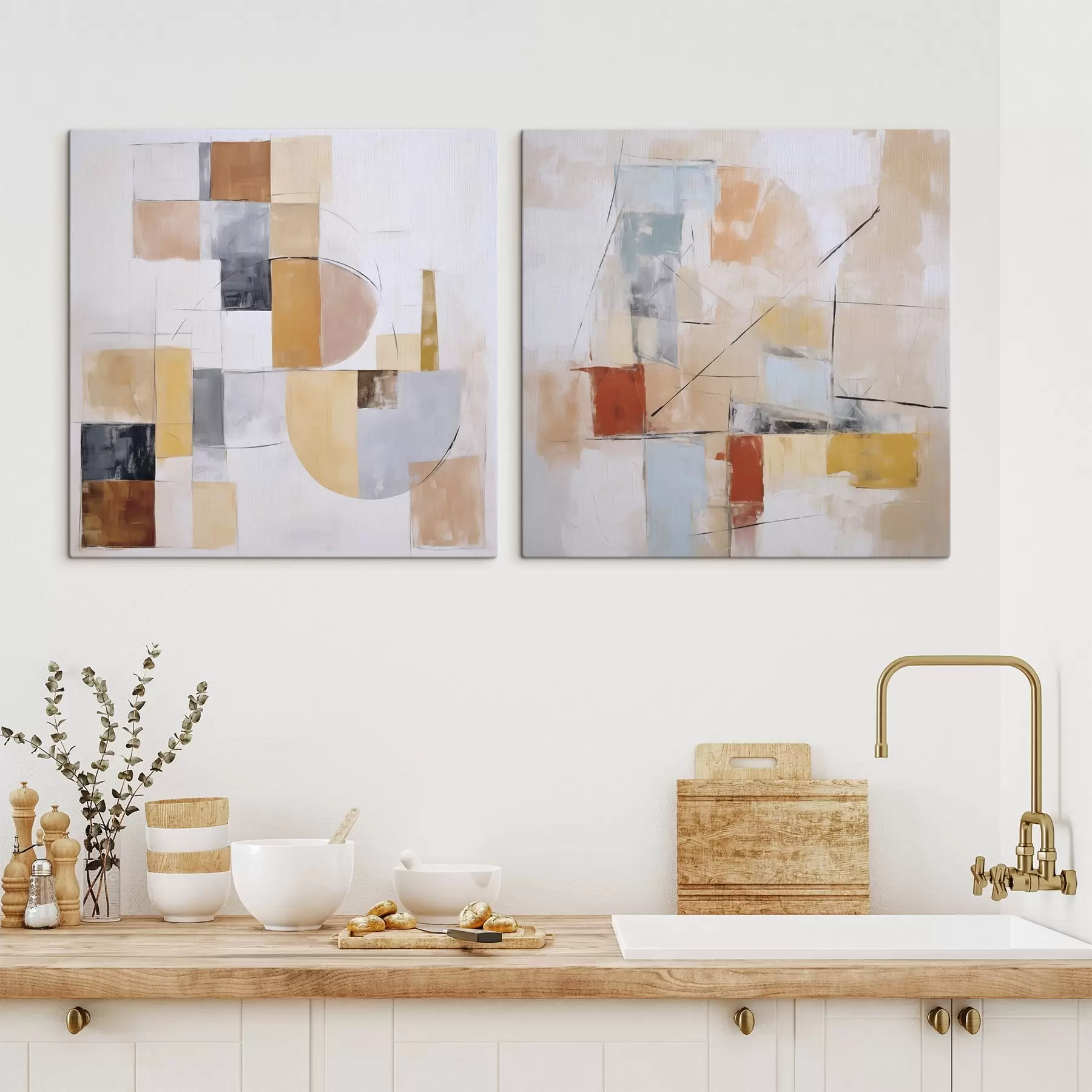 carta da parati Imitazione astratta di un dipinto consumato nr. m30213