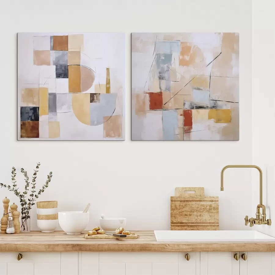 carta da parati Imitazione astratta di un dipinto consumato nr. m30213