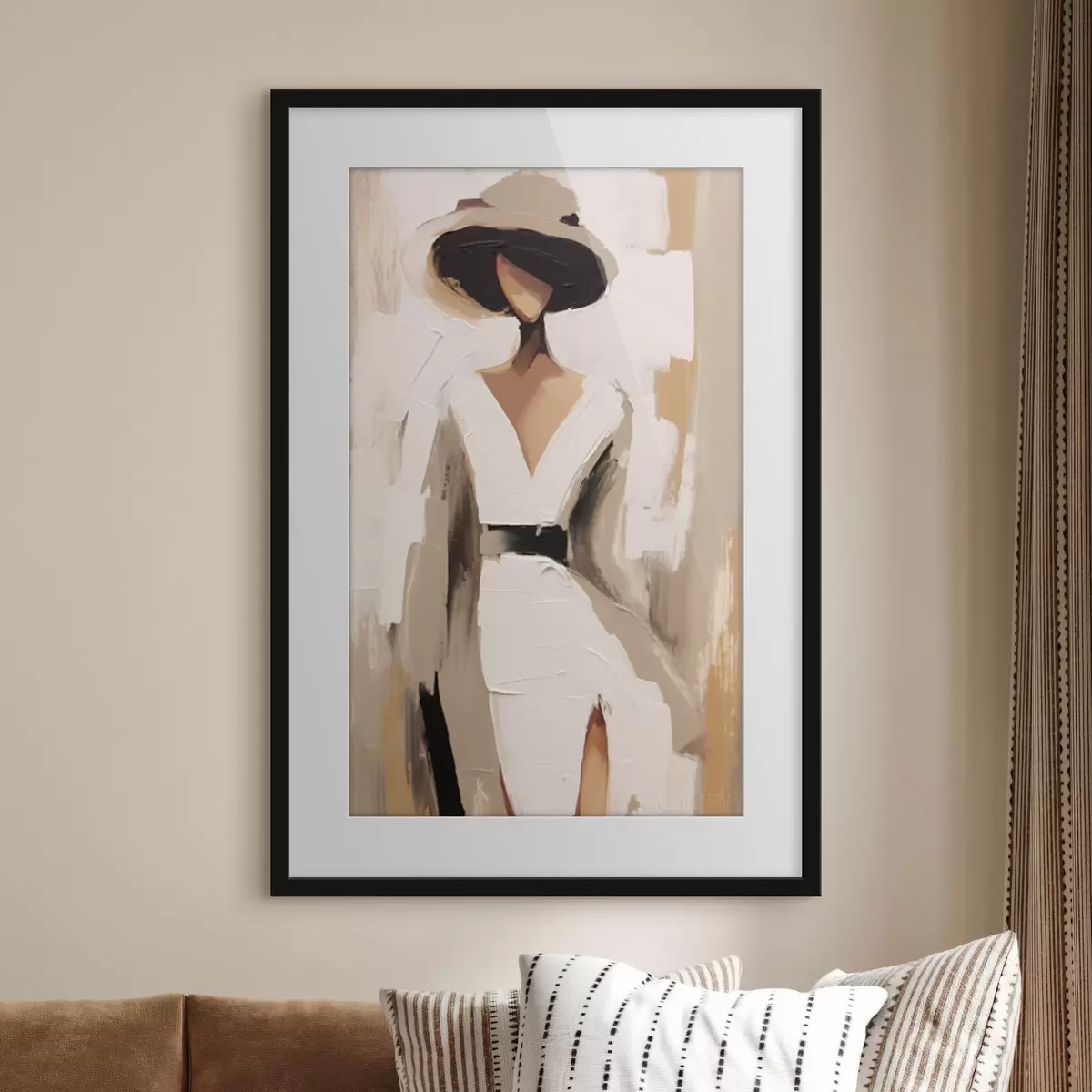 Poster Donna con il cappello f48426