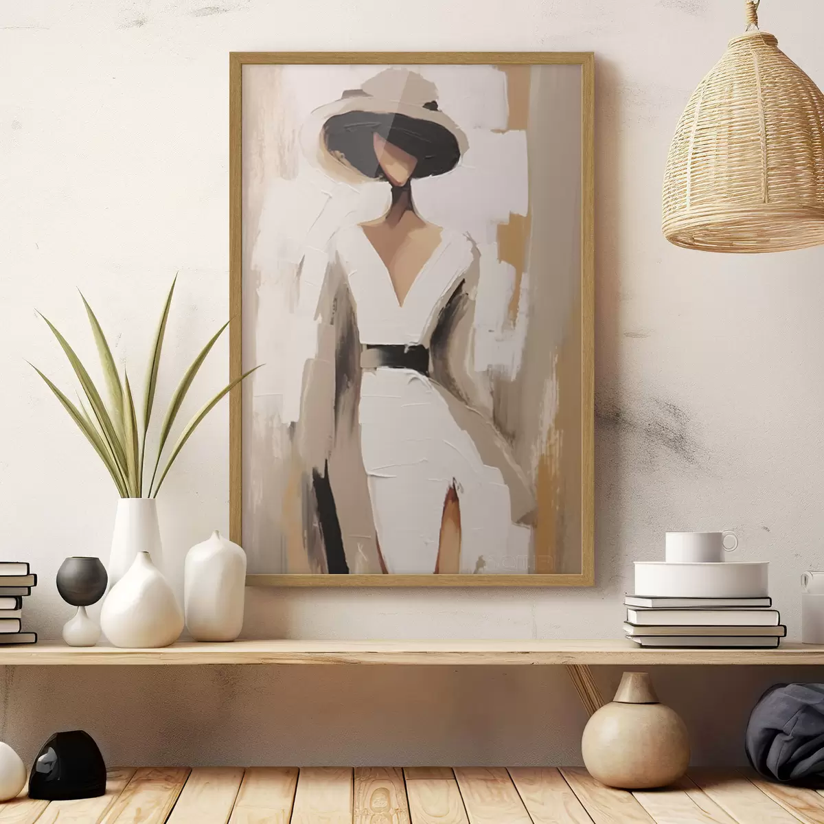 Poster Donna con il cappello f48426
