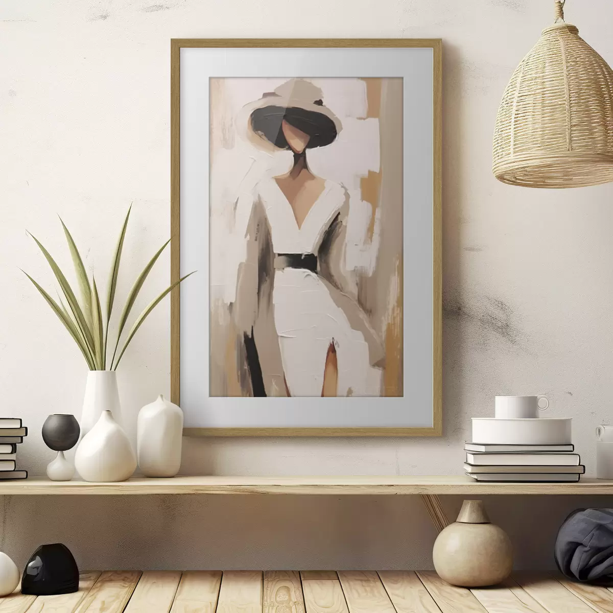 Poster Donna con il cappello f48426