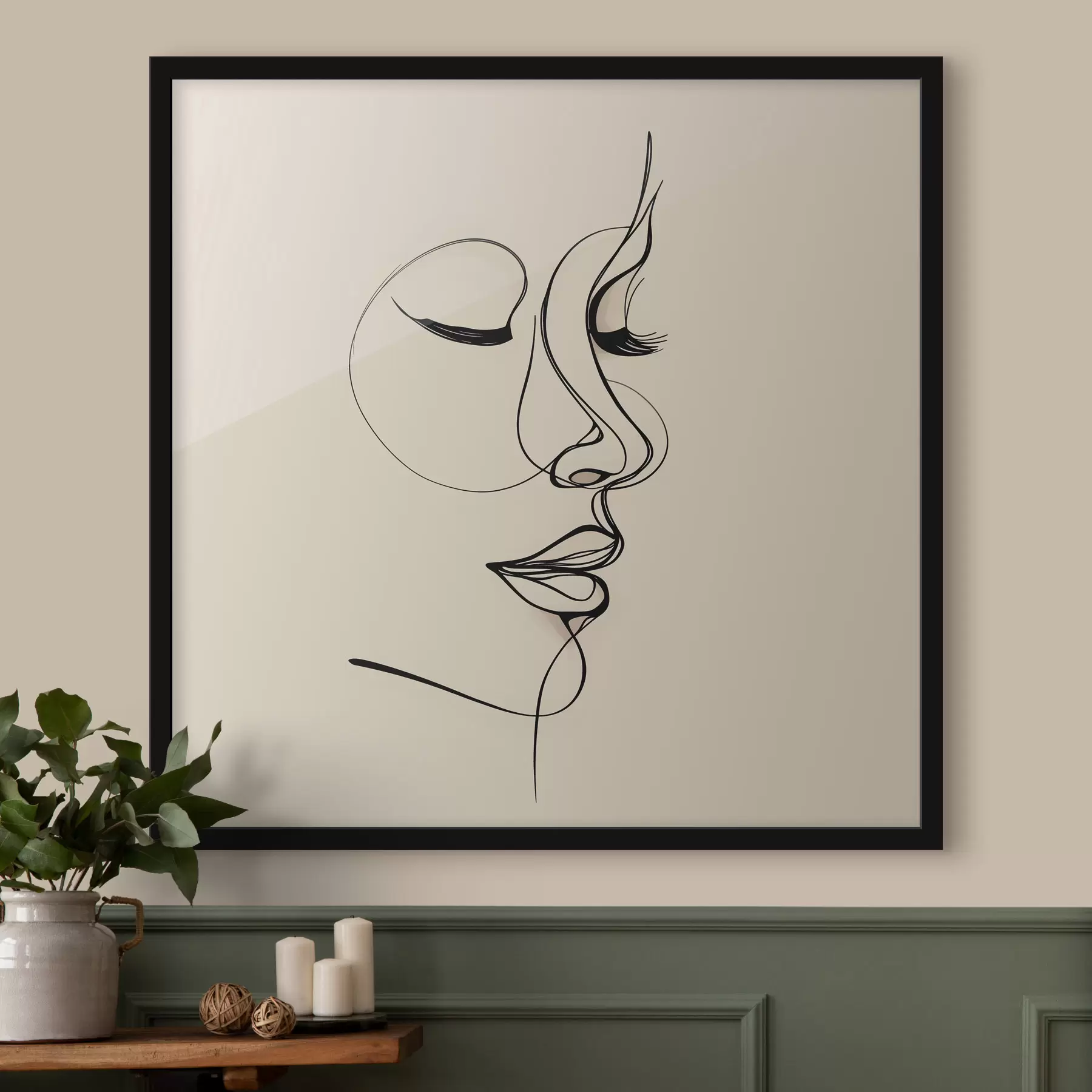 carta da parati Schizzo della linea e della superficie nr. f48429