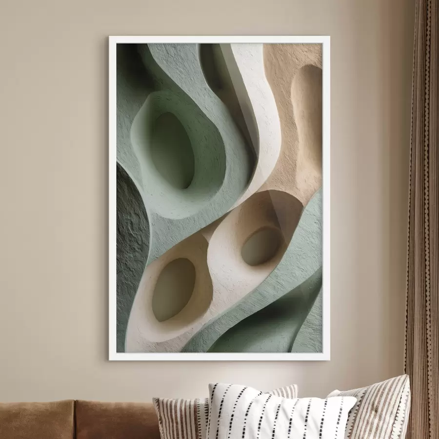 carta da parati Composizione delle forme organiche nr. f48430