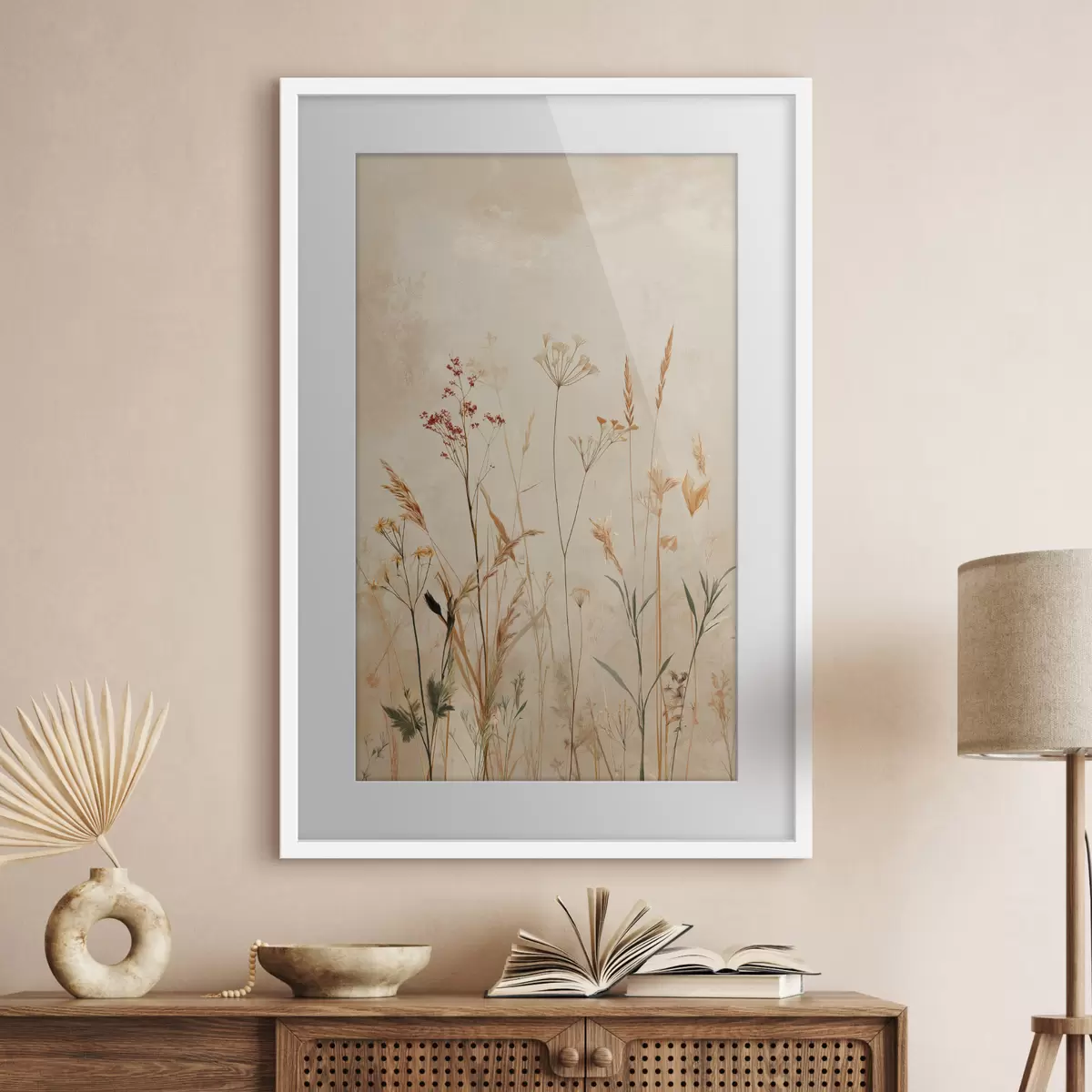 Poster Steli floreali chiari f48441