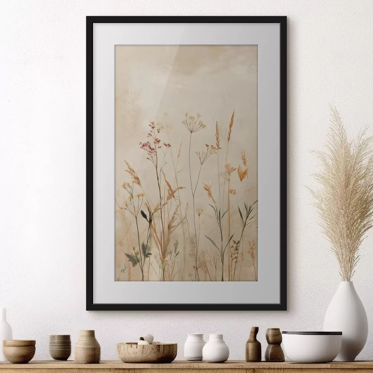 Poster Steli floreali chiari f48441