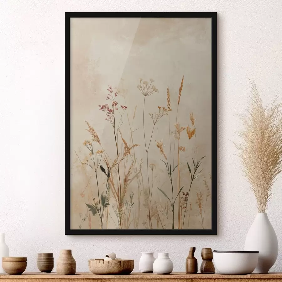 carta da parati Steli floreali chiari nr. f48441