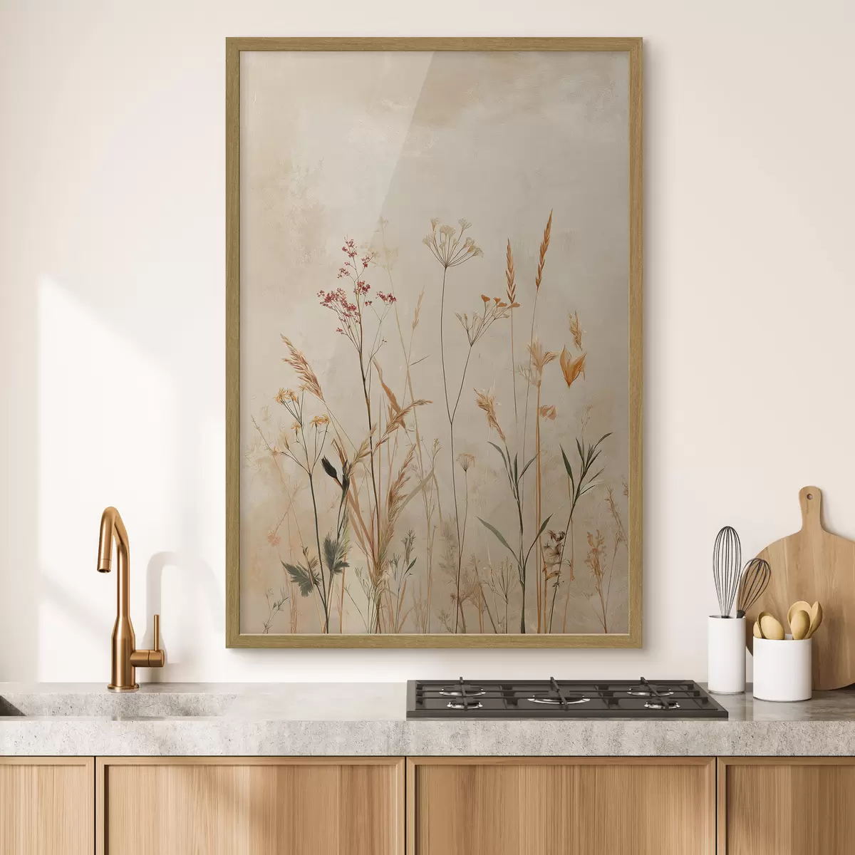 Poster Steli floreali chiari f48441