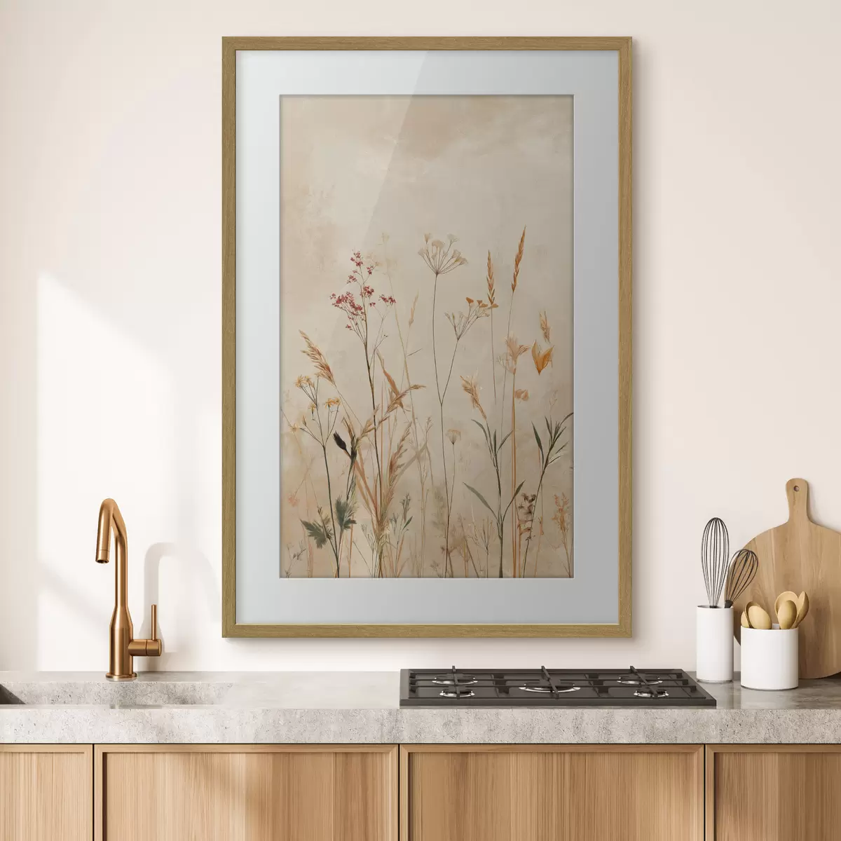 Poster Steli floreali chiari f48441