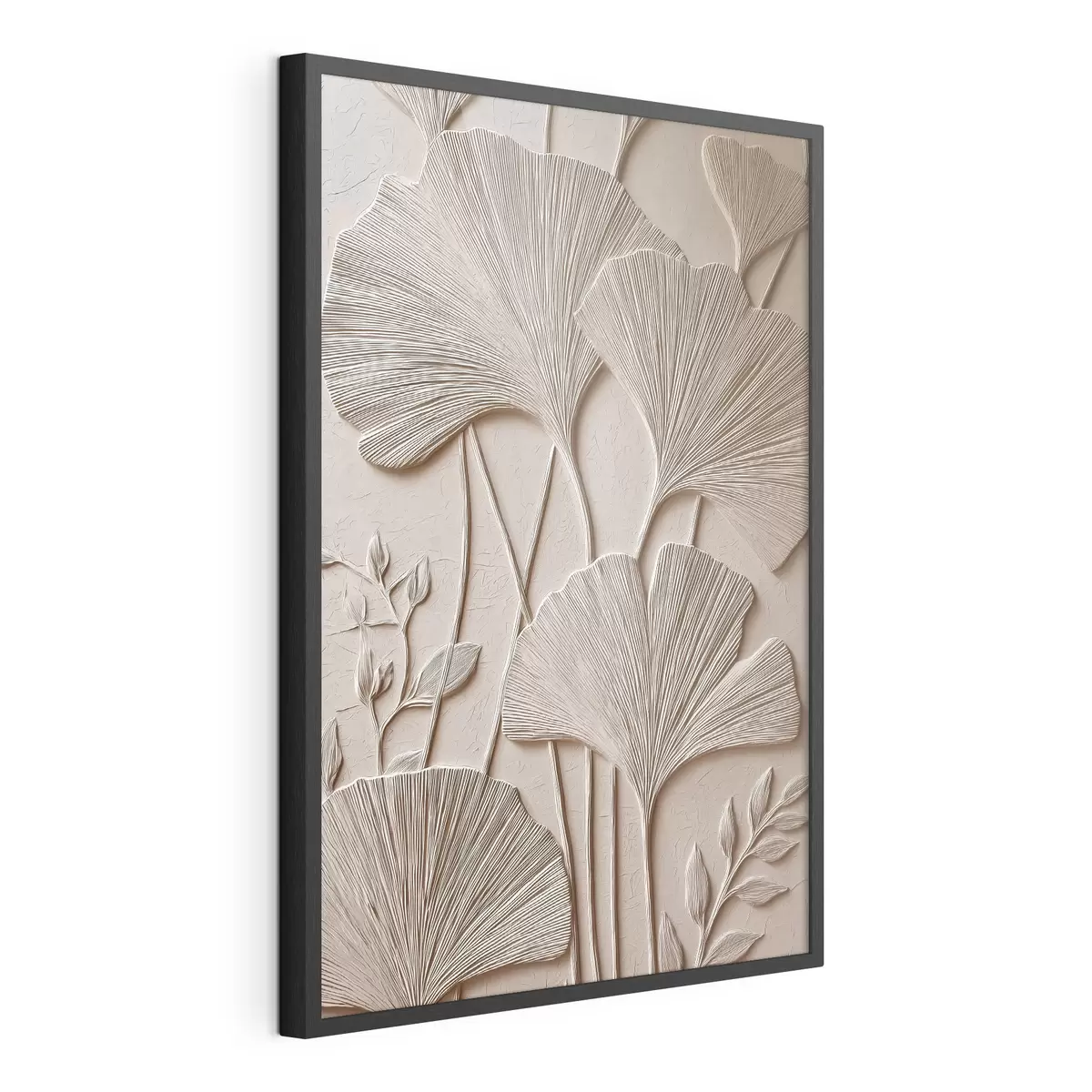 Poster Pannello con motivo floreale in rilievo f48447