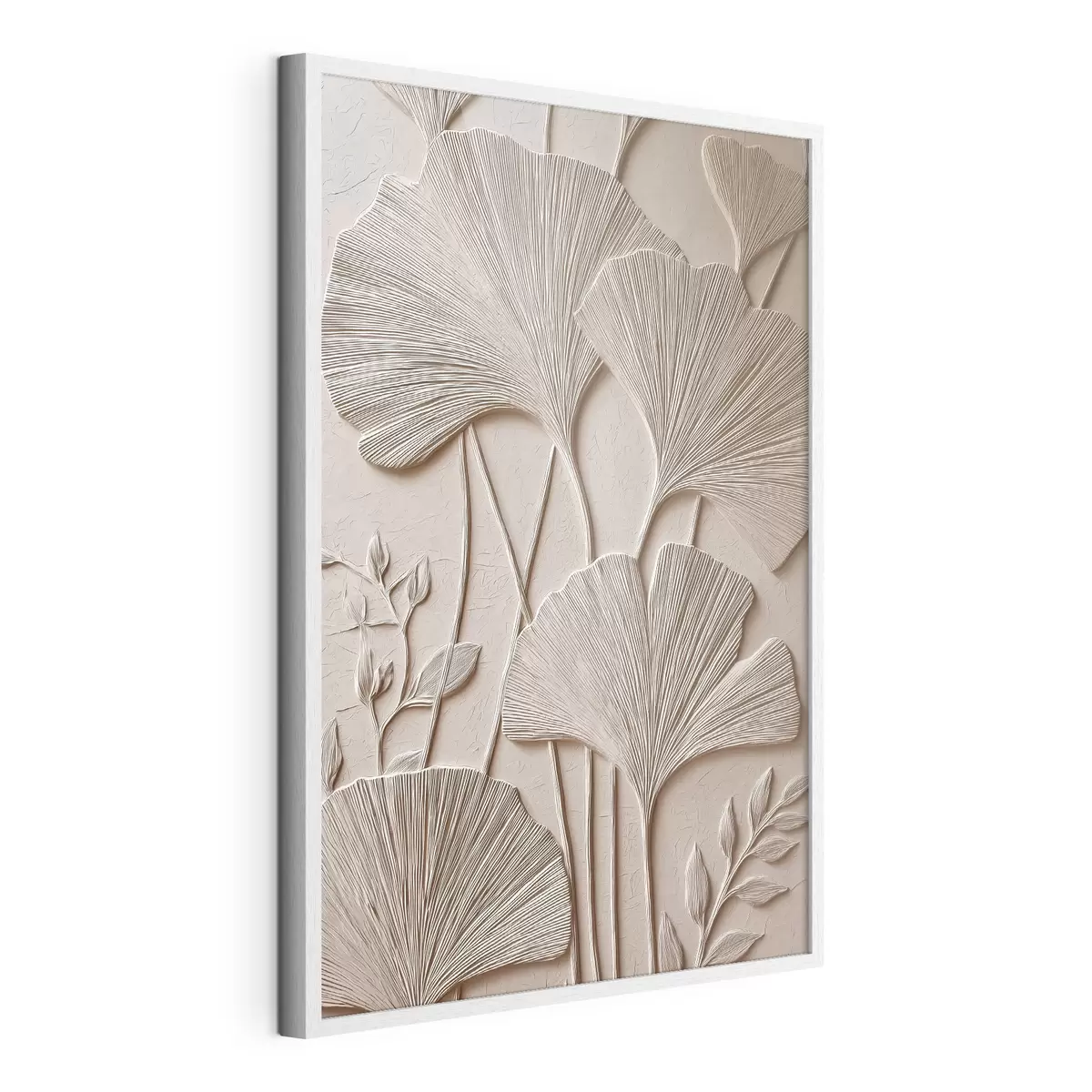 Poster Pannello con motivo floreale in rilievo f48447