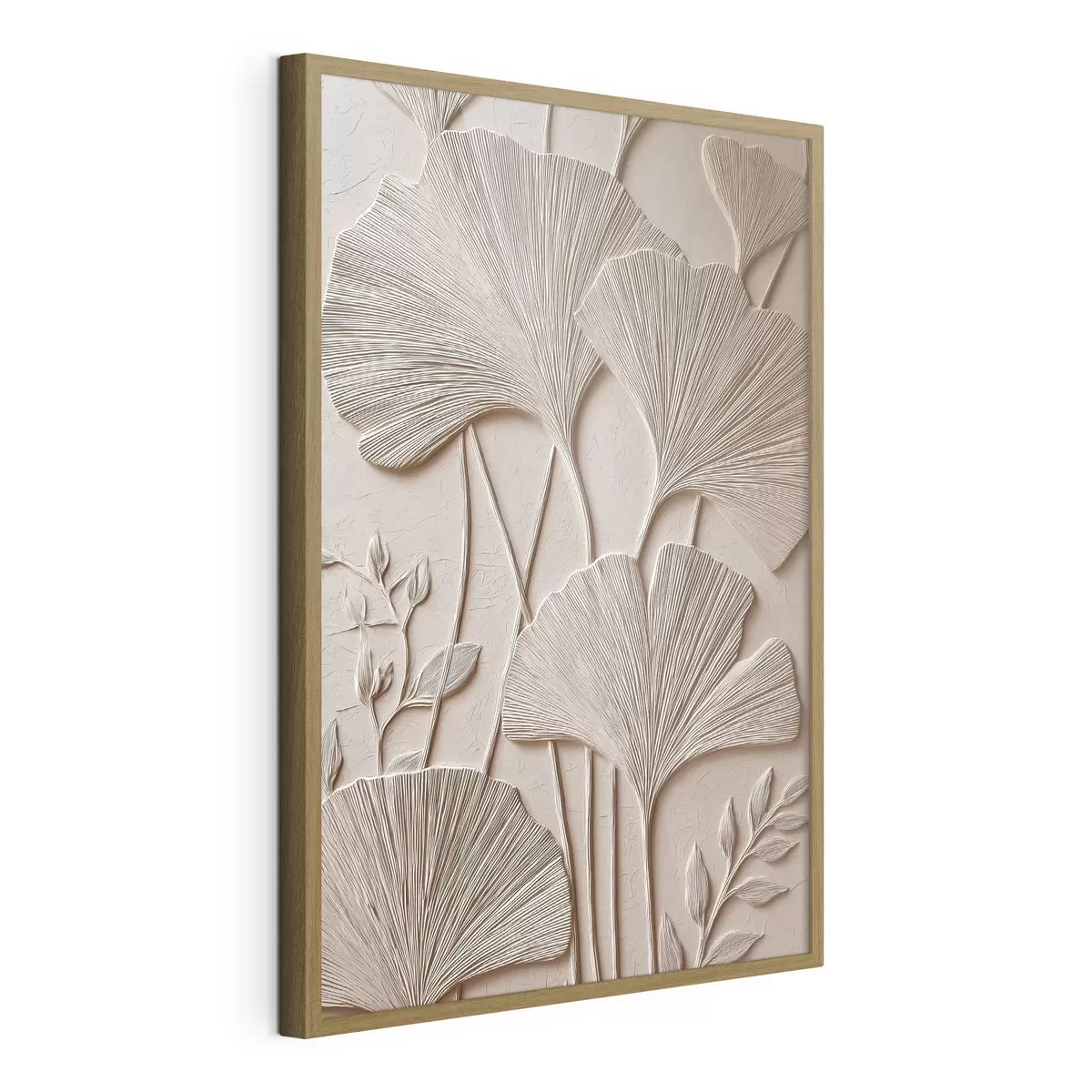Poster Pannello con motivo floreale in rilievo f48447