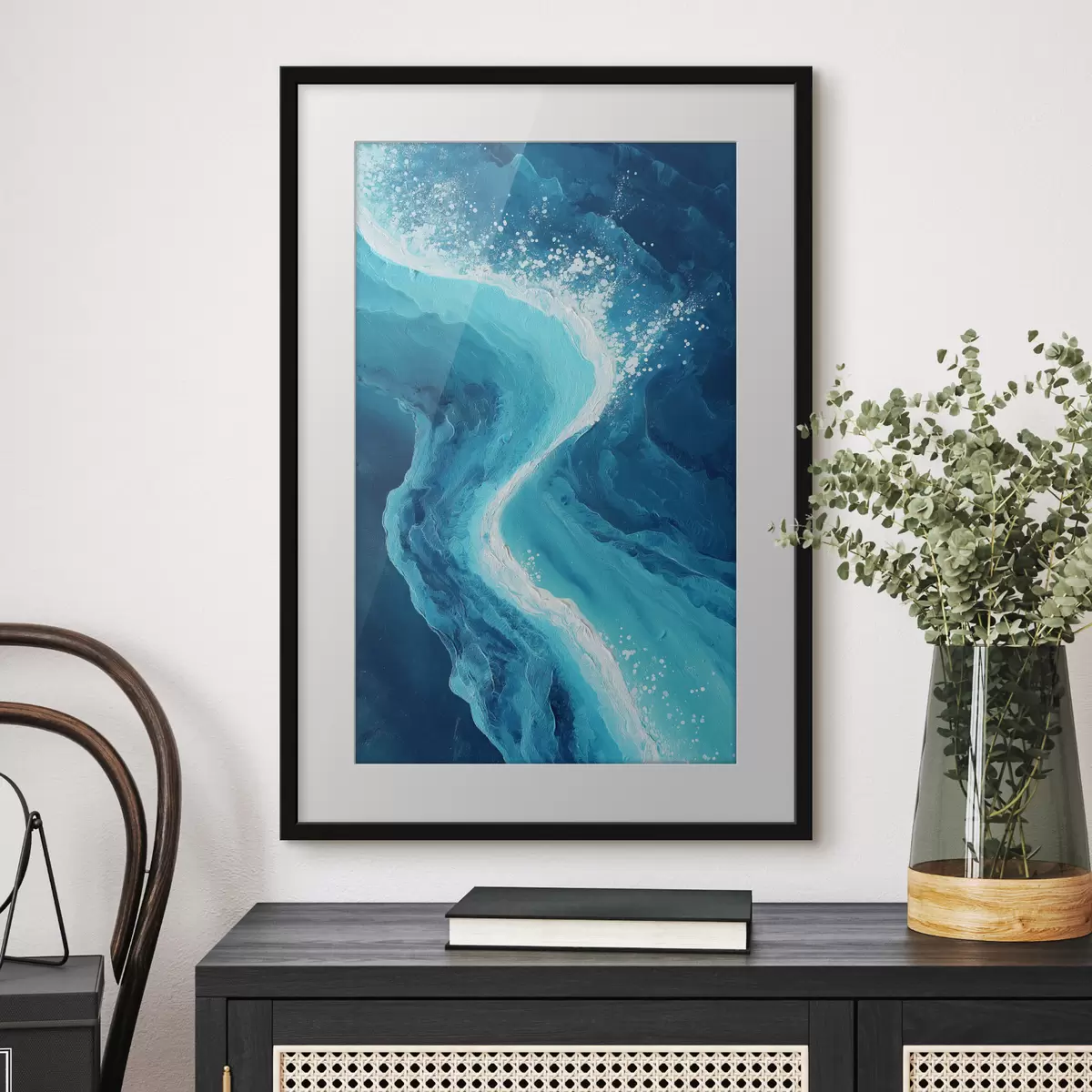 Poster Motivo a onde dell'oceano f48452