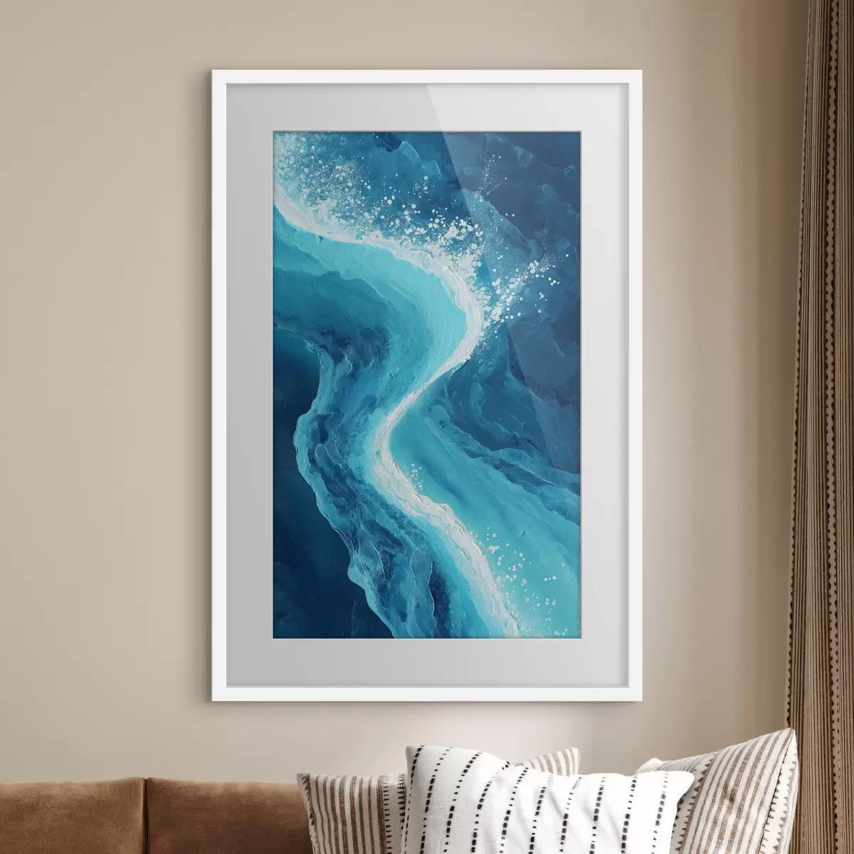 Poster Motivo a onde dell'oceano f48452