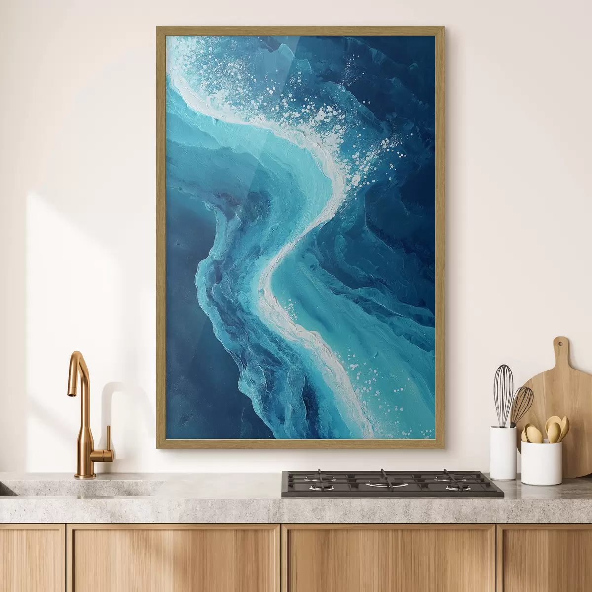 Poster Motivo a onde dell'oceano f48452