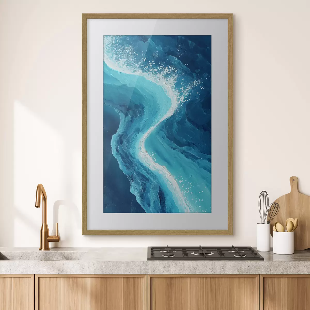 Poster Motivo a onde dell'oceano f48452