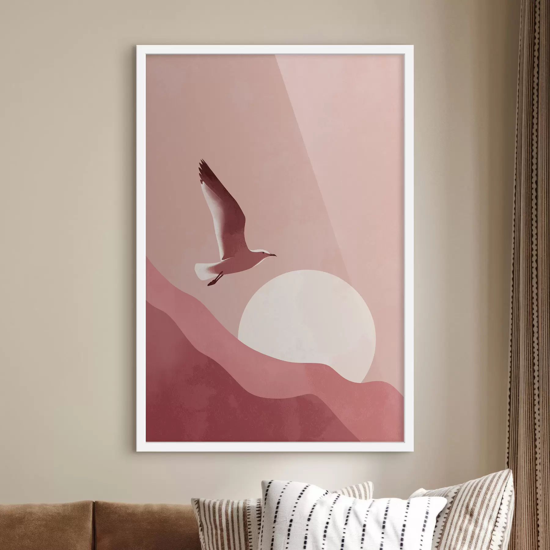 carta da parati Uccello nel cielo al tramonto nr. f48453