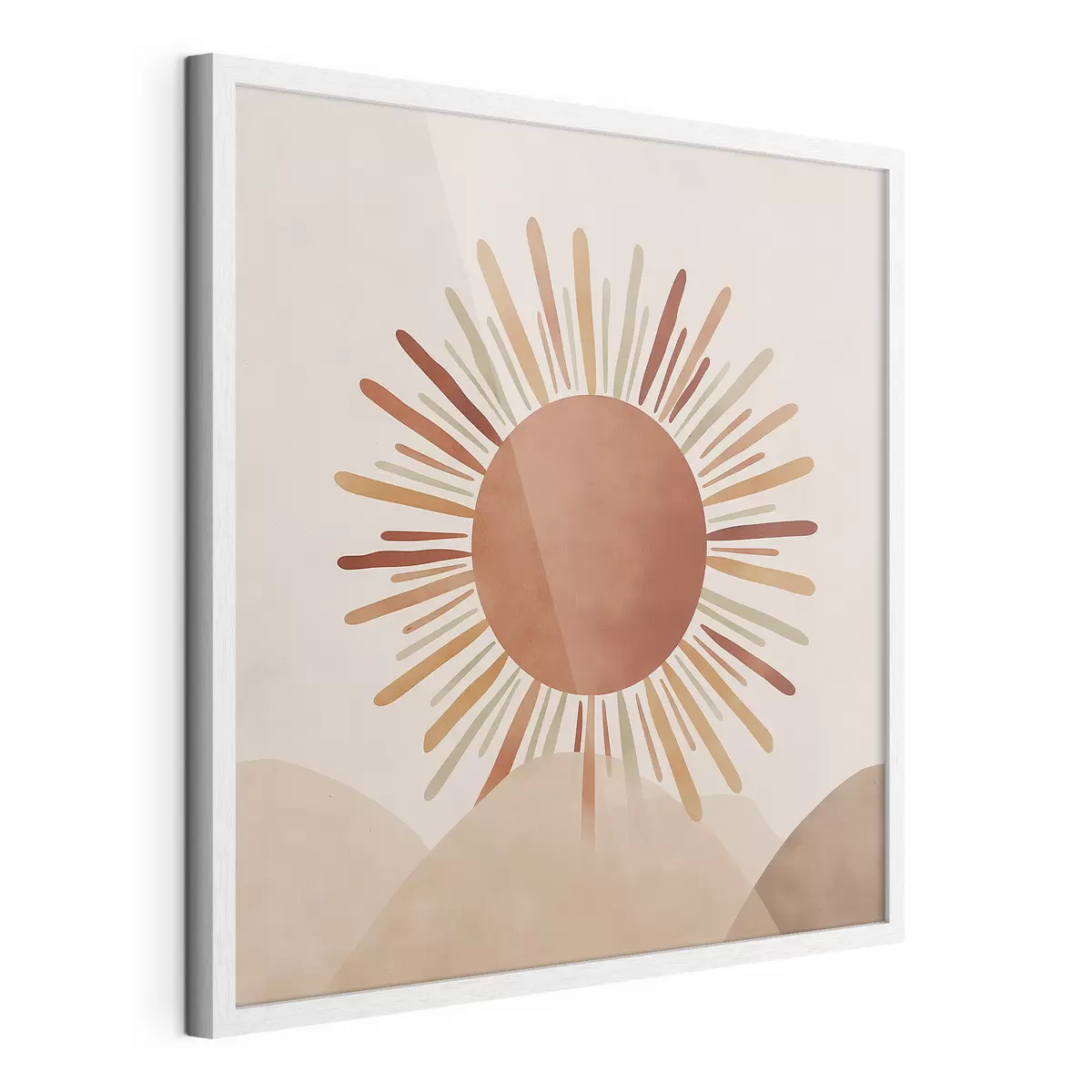 Poster Illustrazione del sole con i raggi f48455