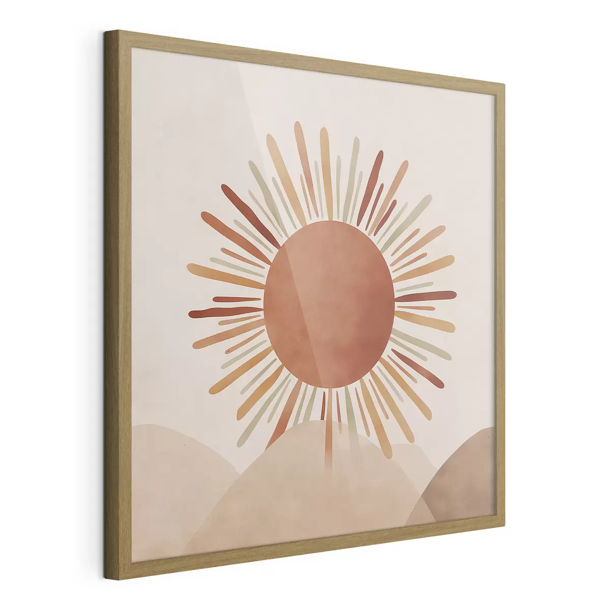 Poster Illustrazione del sole con i raggi f48455