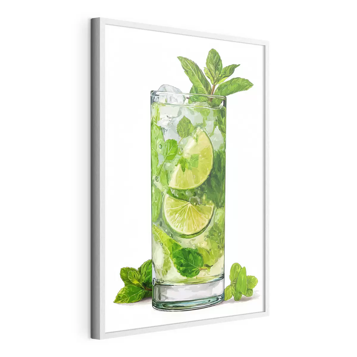 Poster Bevanda alla menta con ghiaccio f48462