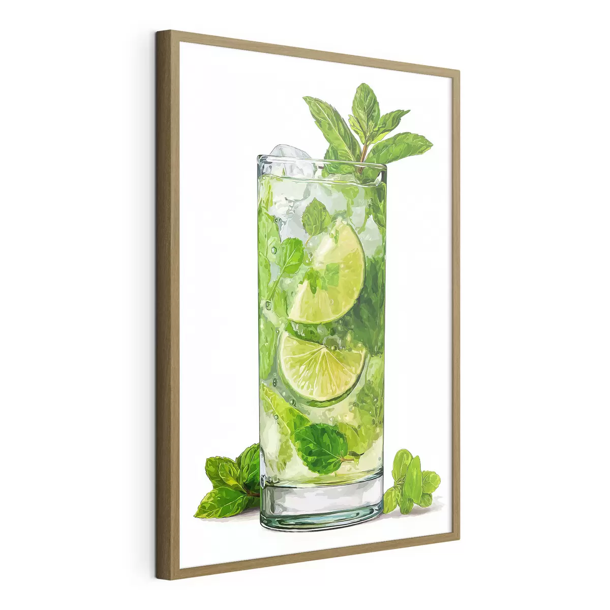Poster Bevanda alla menta con ghiaccio f48462