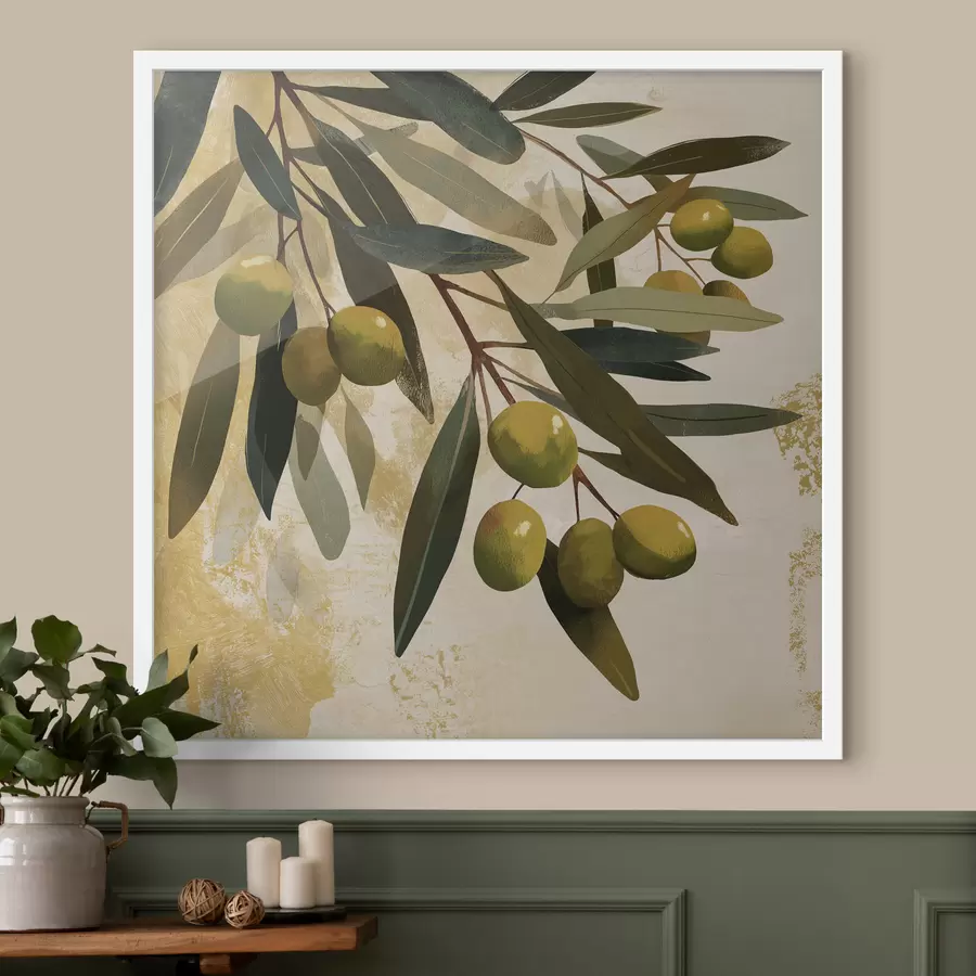 carta da parati Foglie di ulivo nr. f48464