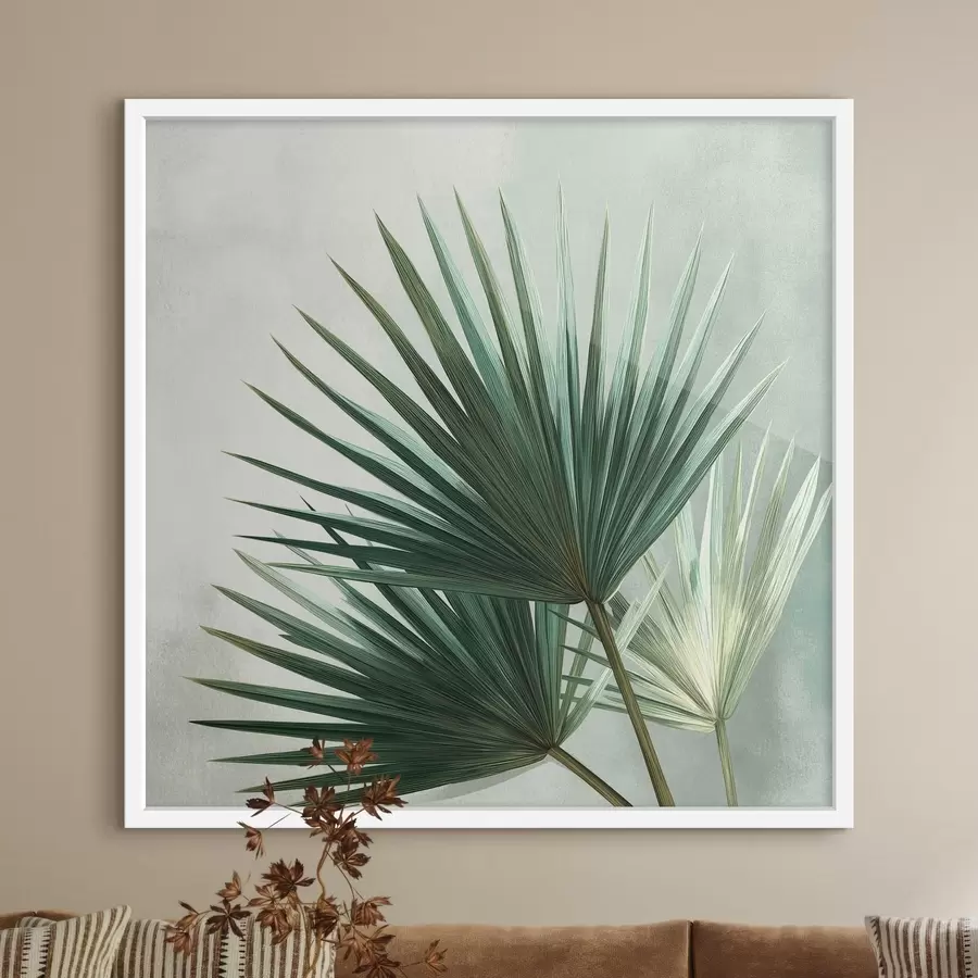 carta da parati Composizione con foglie di palma nr. f48465