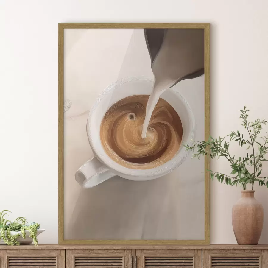 carta da parati Primo piano di una tazza di caffè nr. f48475