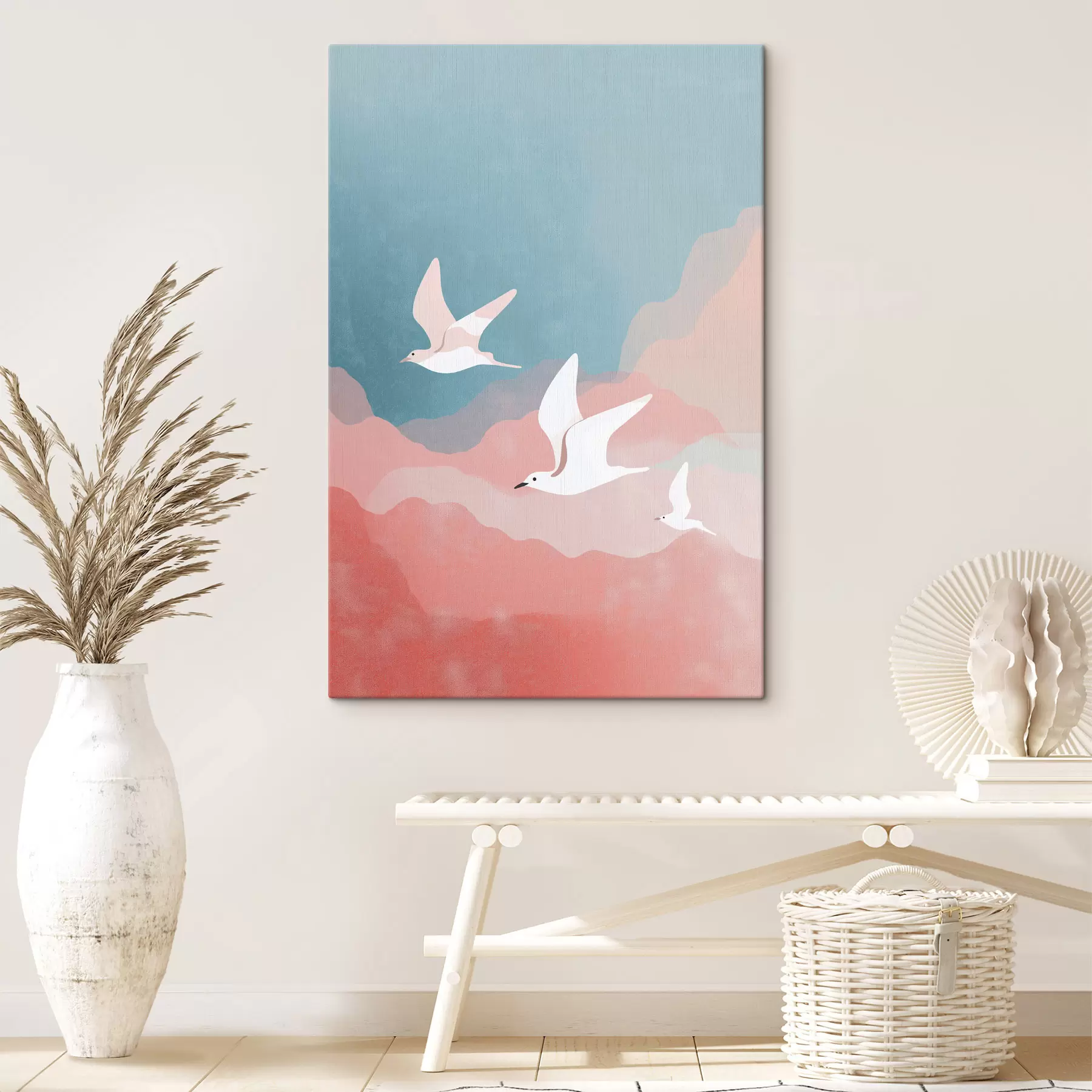 carta da parati Scena con uccelli in volo nr. s48454