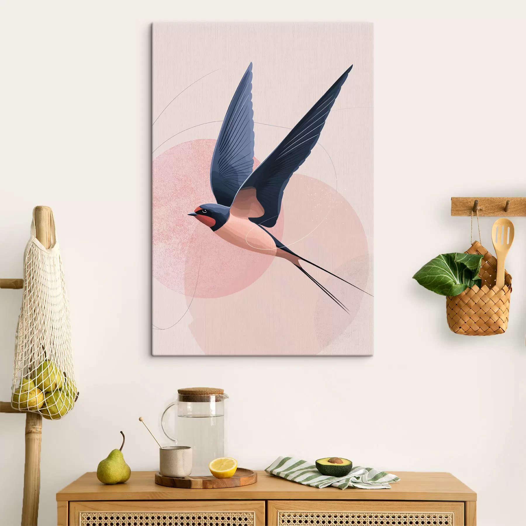 carta da parati Sagoma di uccello in volo nr. s48456