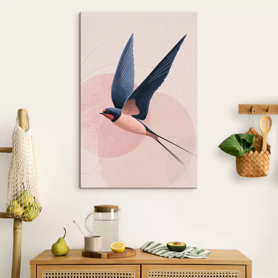 carta da parati Sagoma di uccello in volo nr. s48456