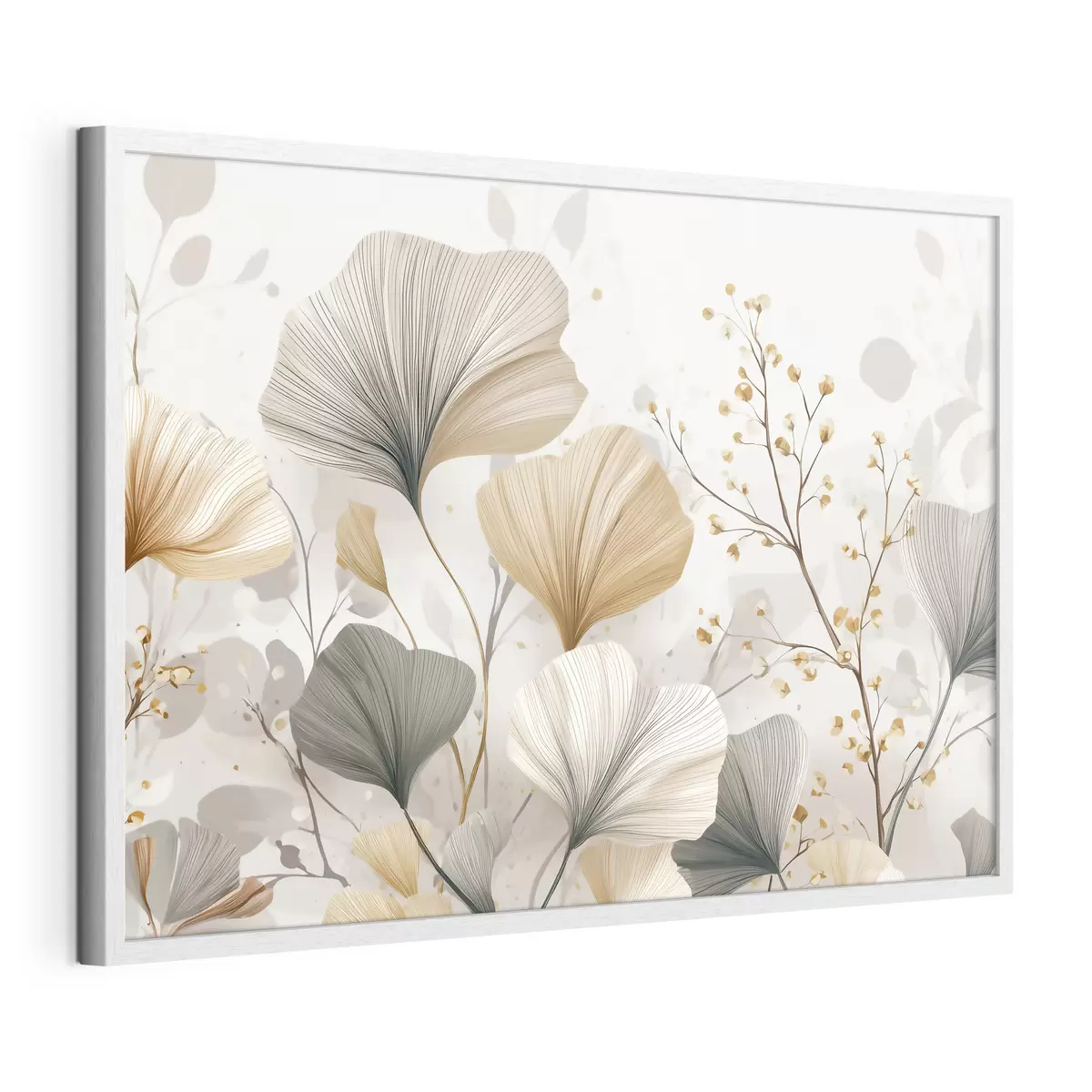 Poster Giardino di foglie a ventaglio f48486