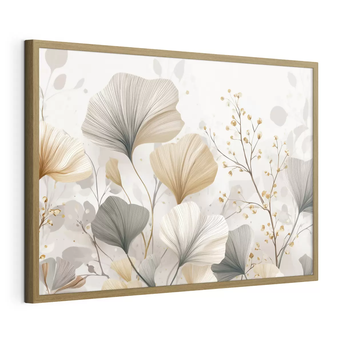 Poster Giardino di foglie a ventaglio f48486