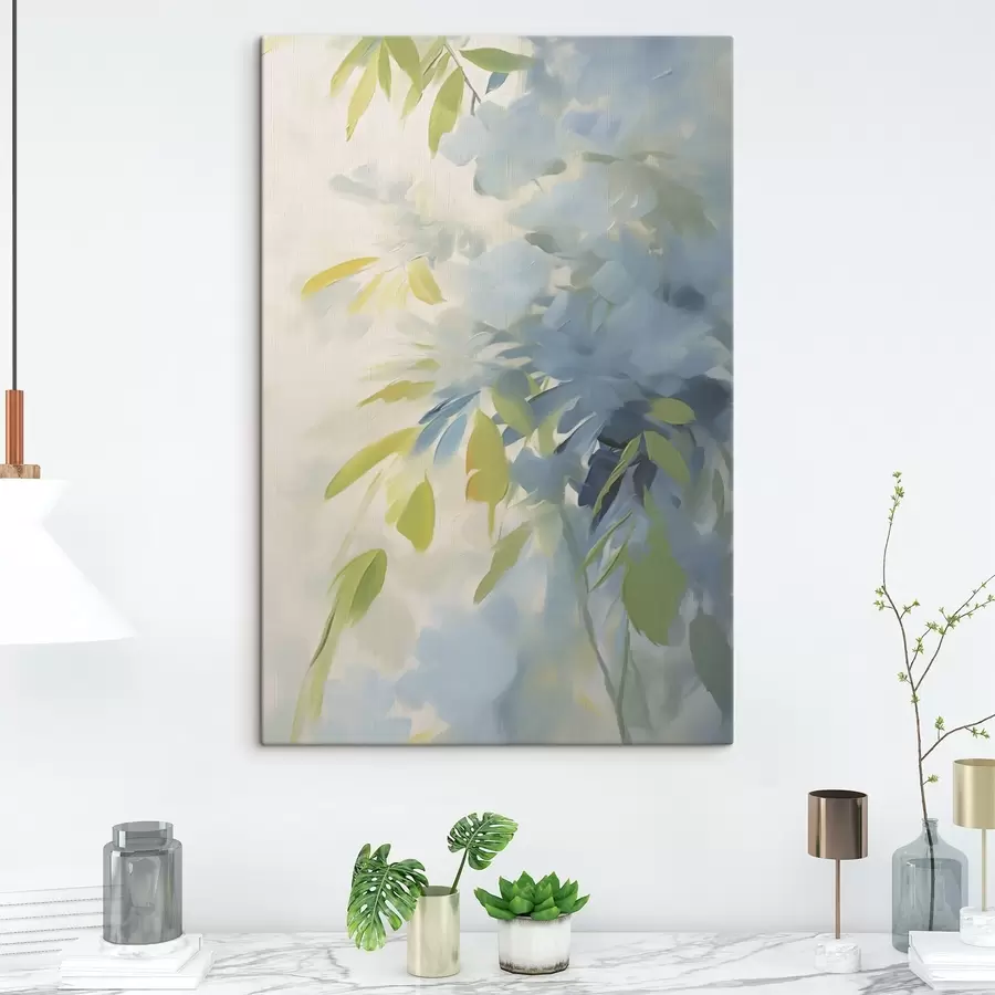 carta da parati Astrazione vegetale: imitazione della pittura nr. s48499