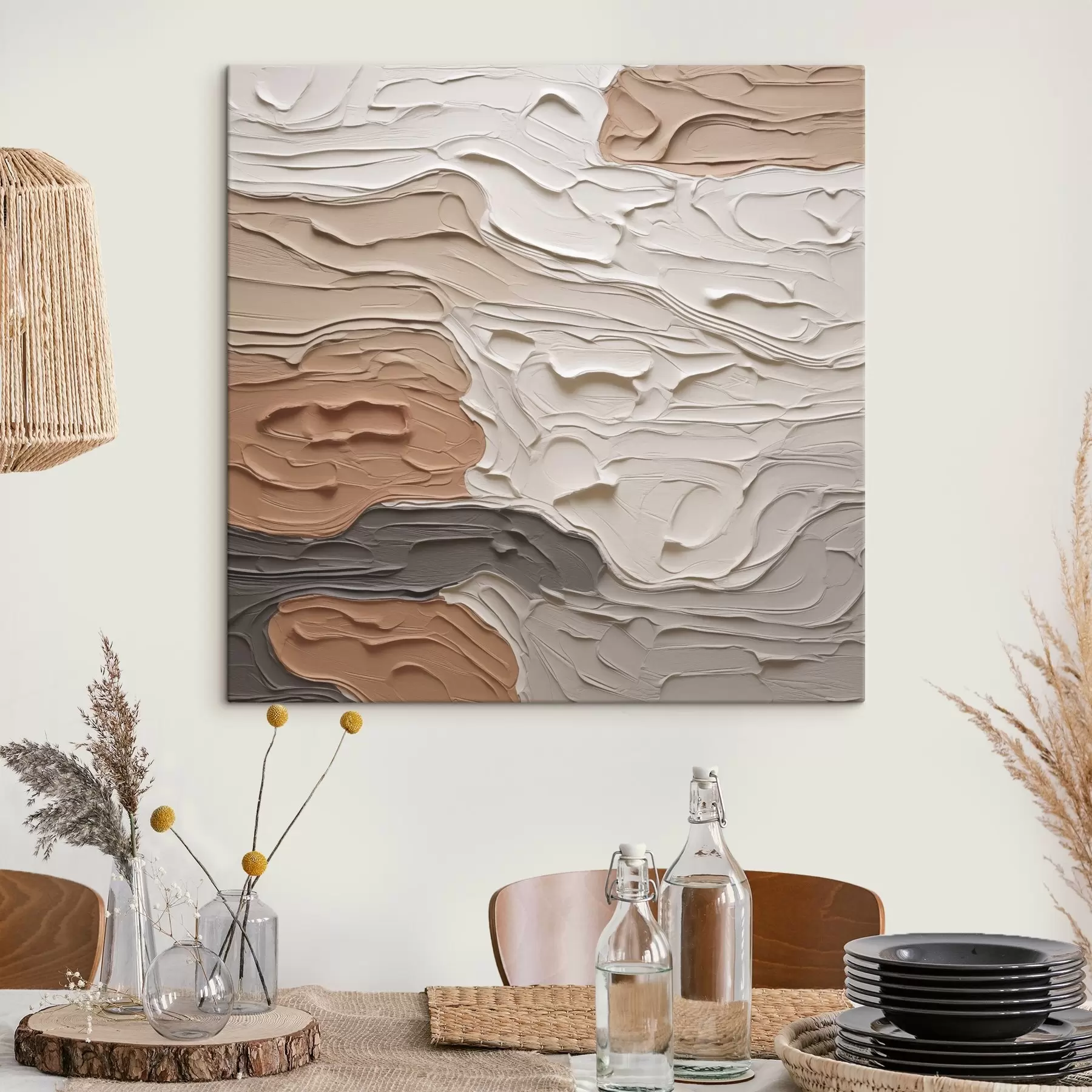 carta da parati Composizione astratta che imita la pittura nr. s48508