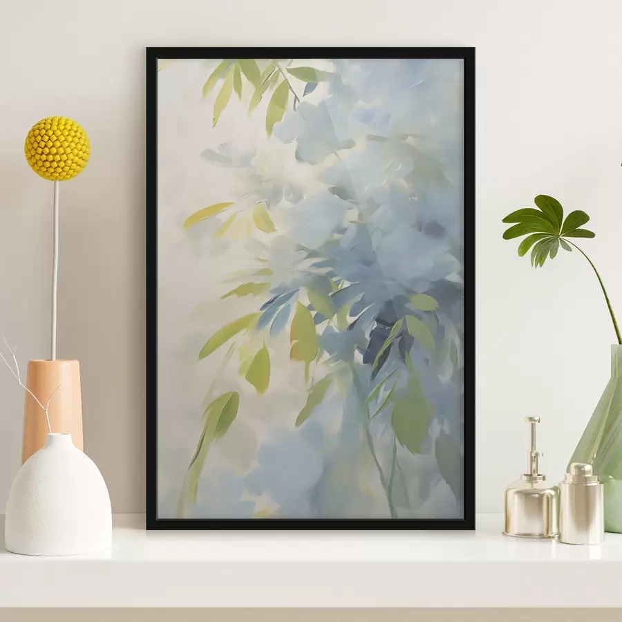 carta da parati Astrazione vegetale: imitazione della pittura nr. f48499