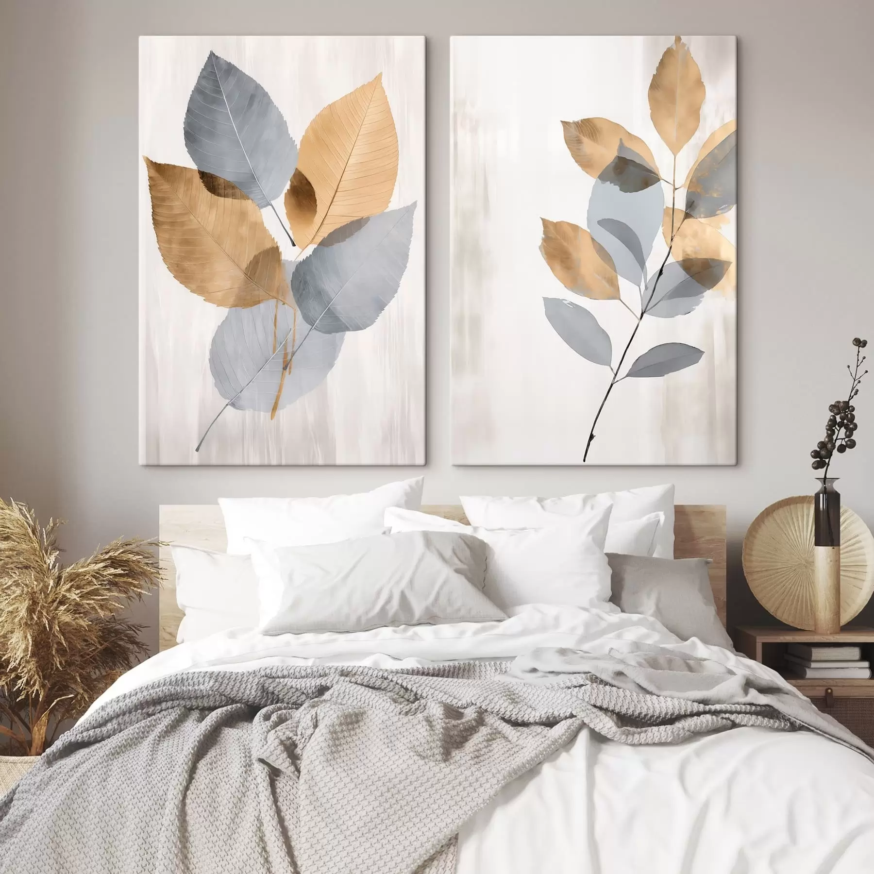 carta da parati Rami con foglie nr. m30153