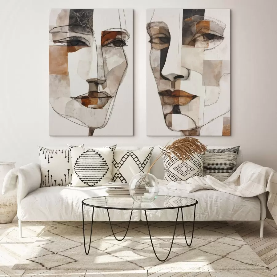 carta da parati Facce astratte nr. m30155