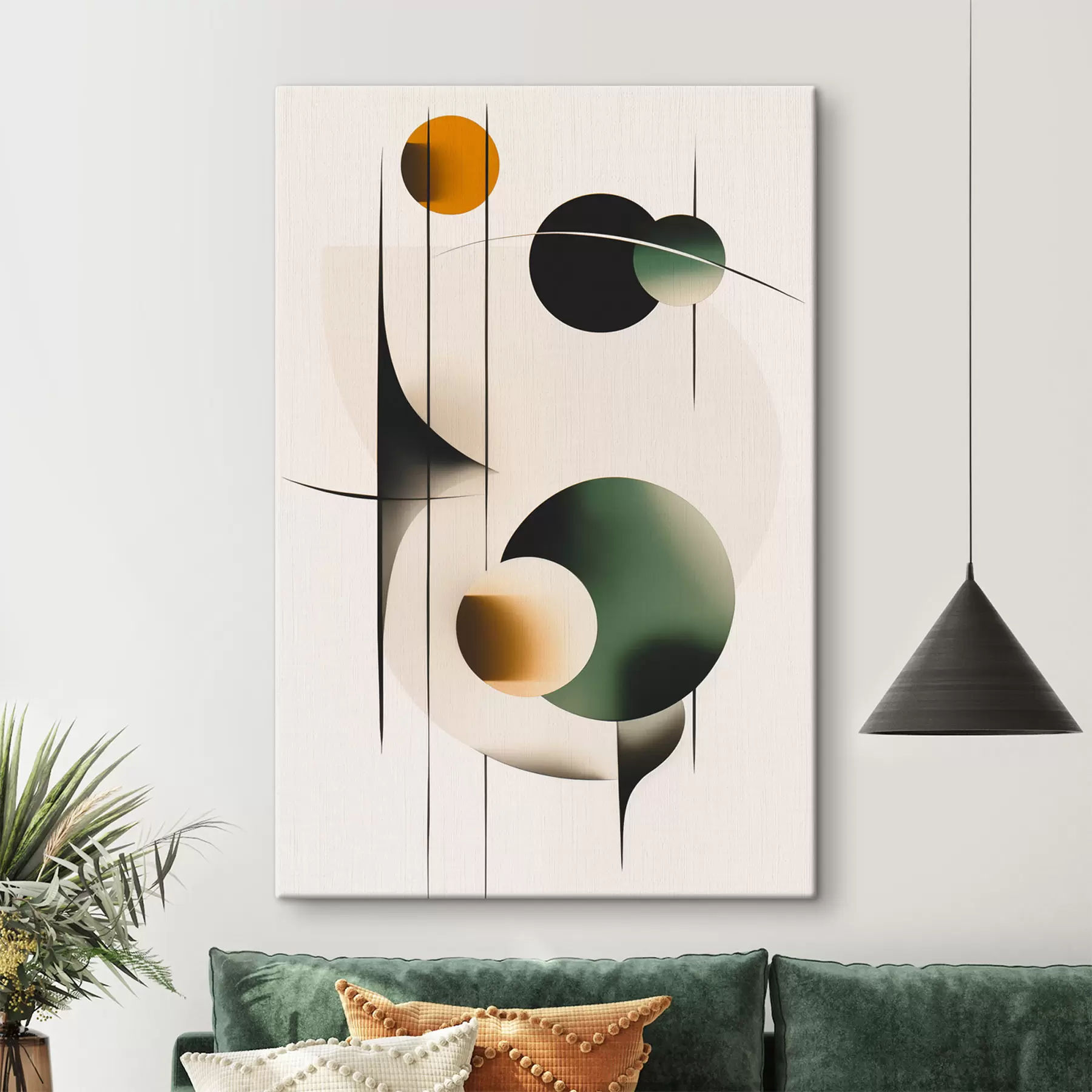 carta da parati Astrazione con i cerchi nr. s48285