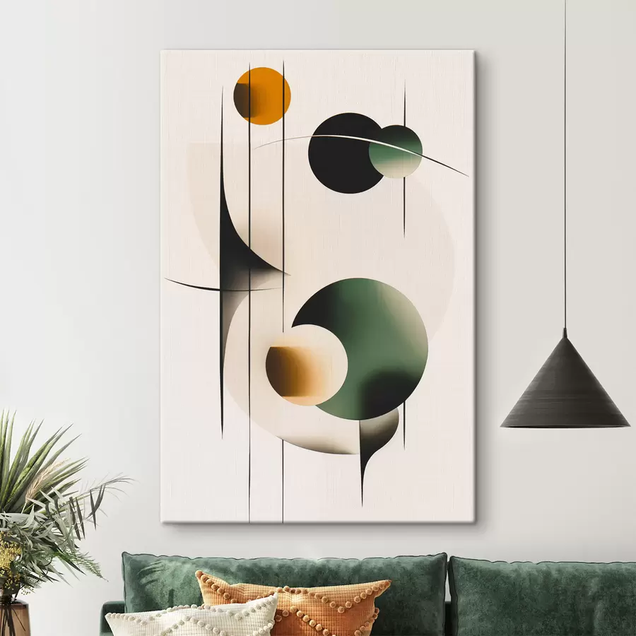 carta da parati Astrazione con i cerchi nr. s48285