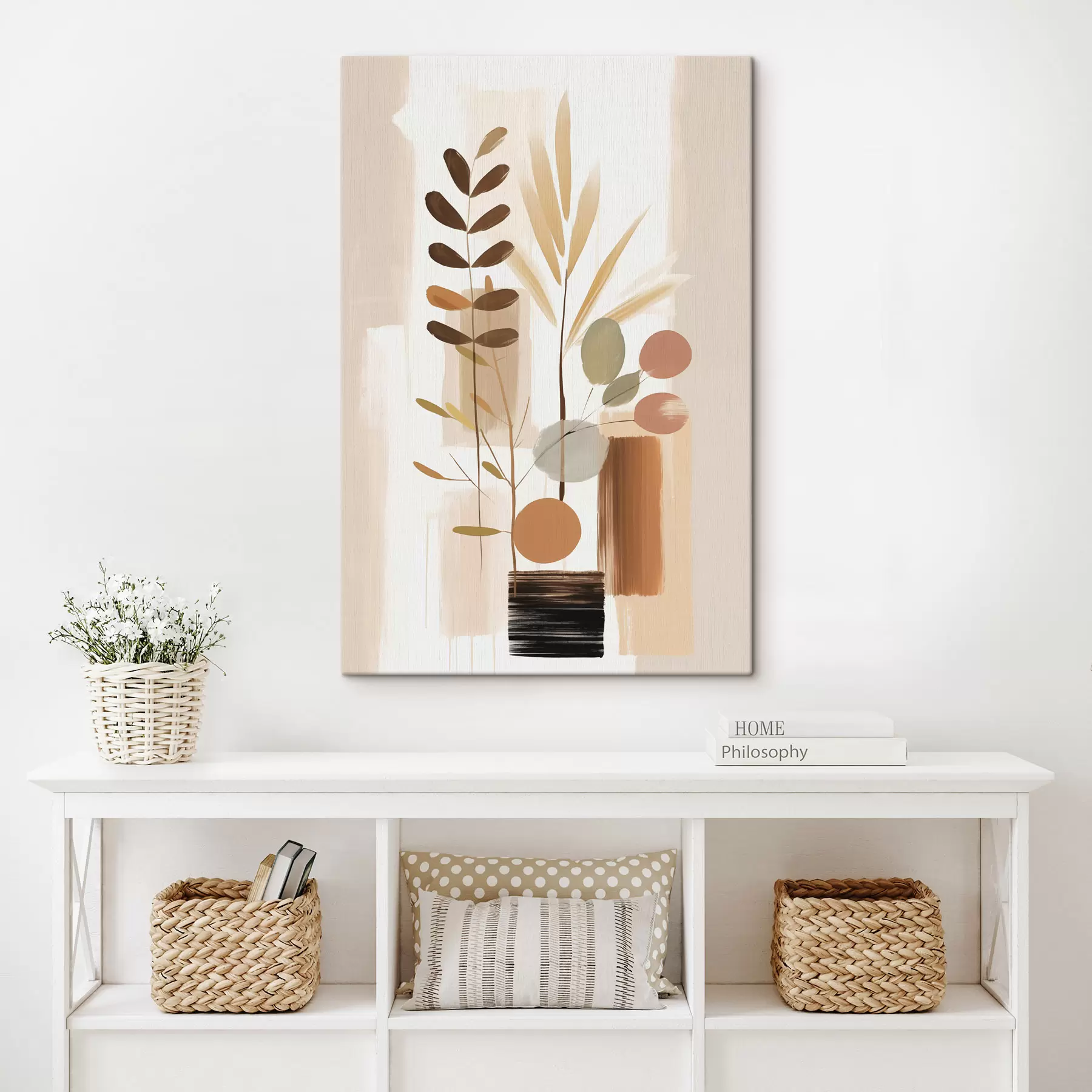 carta da parati Composizione botanica astratta nr. s48517