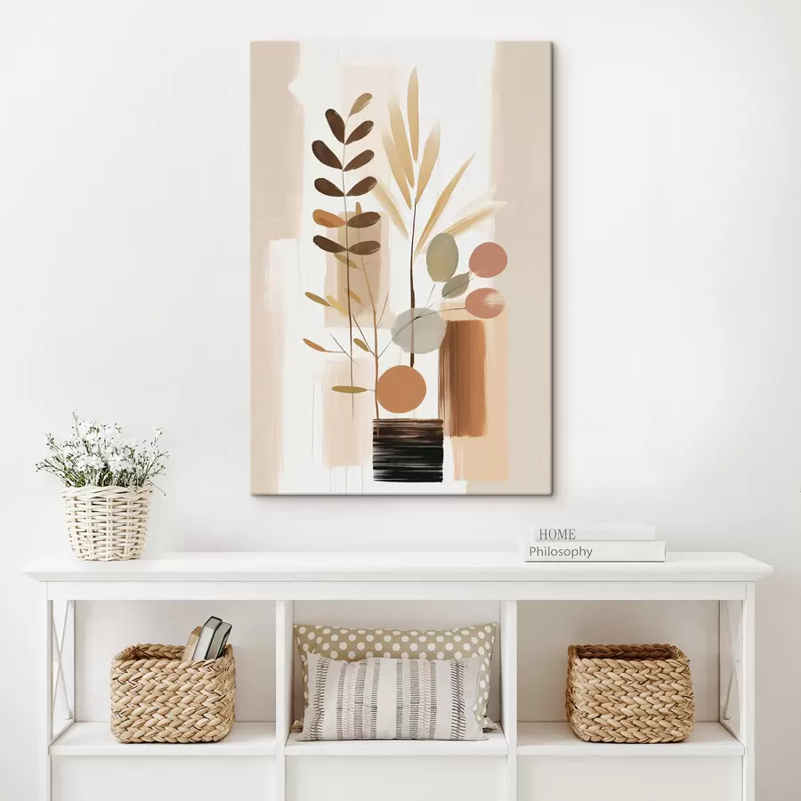 carta da parati Composizione botanica astratta nr. s48517