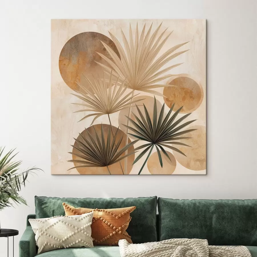 carta da parati Foglie di palma astratte nr. s48518