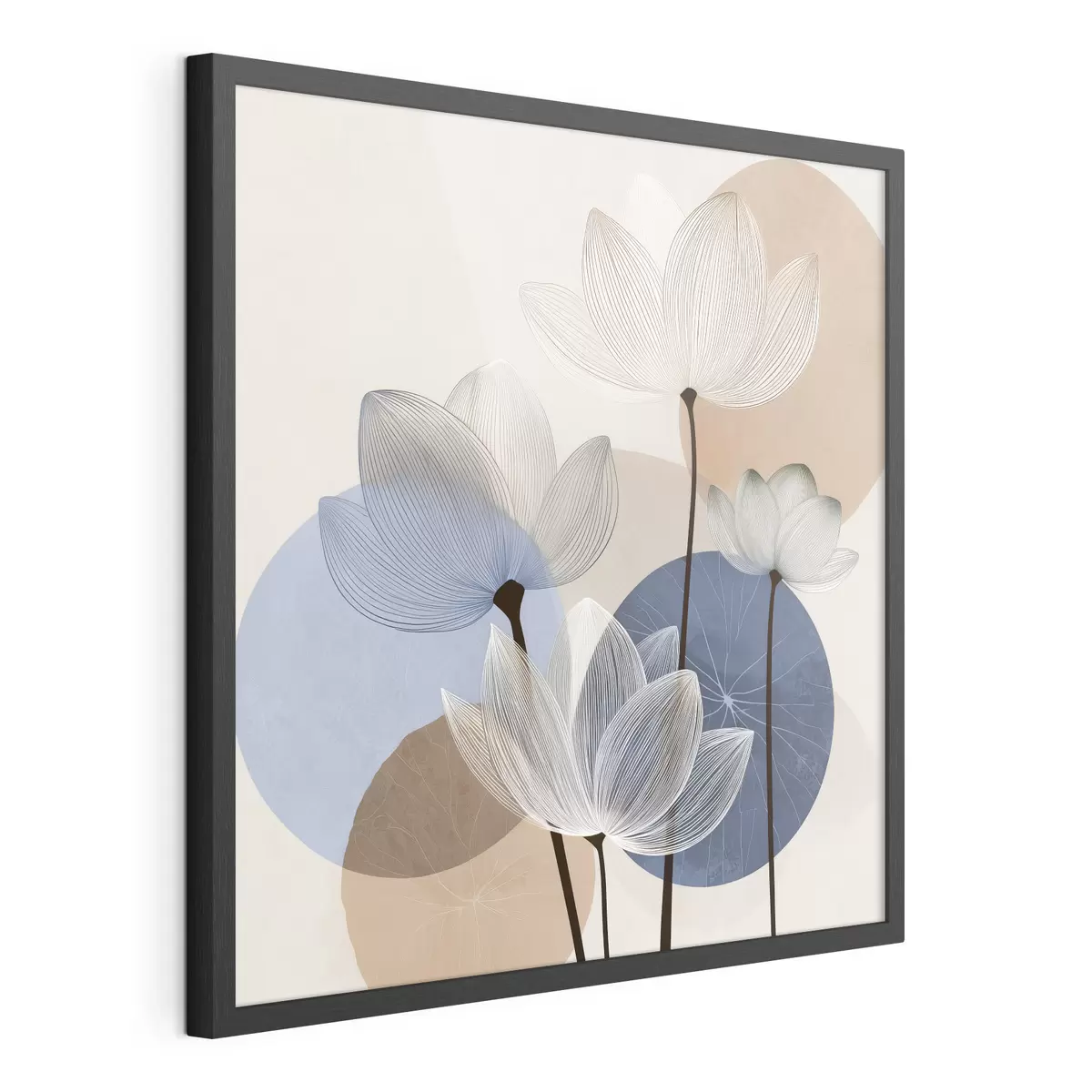 Poster Il loto sogna in blu f48277