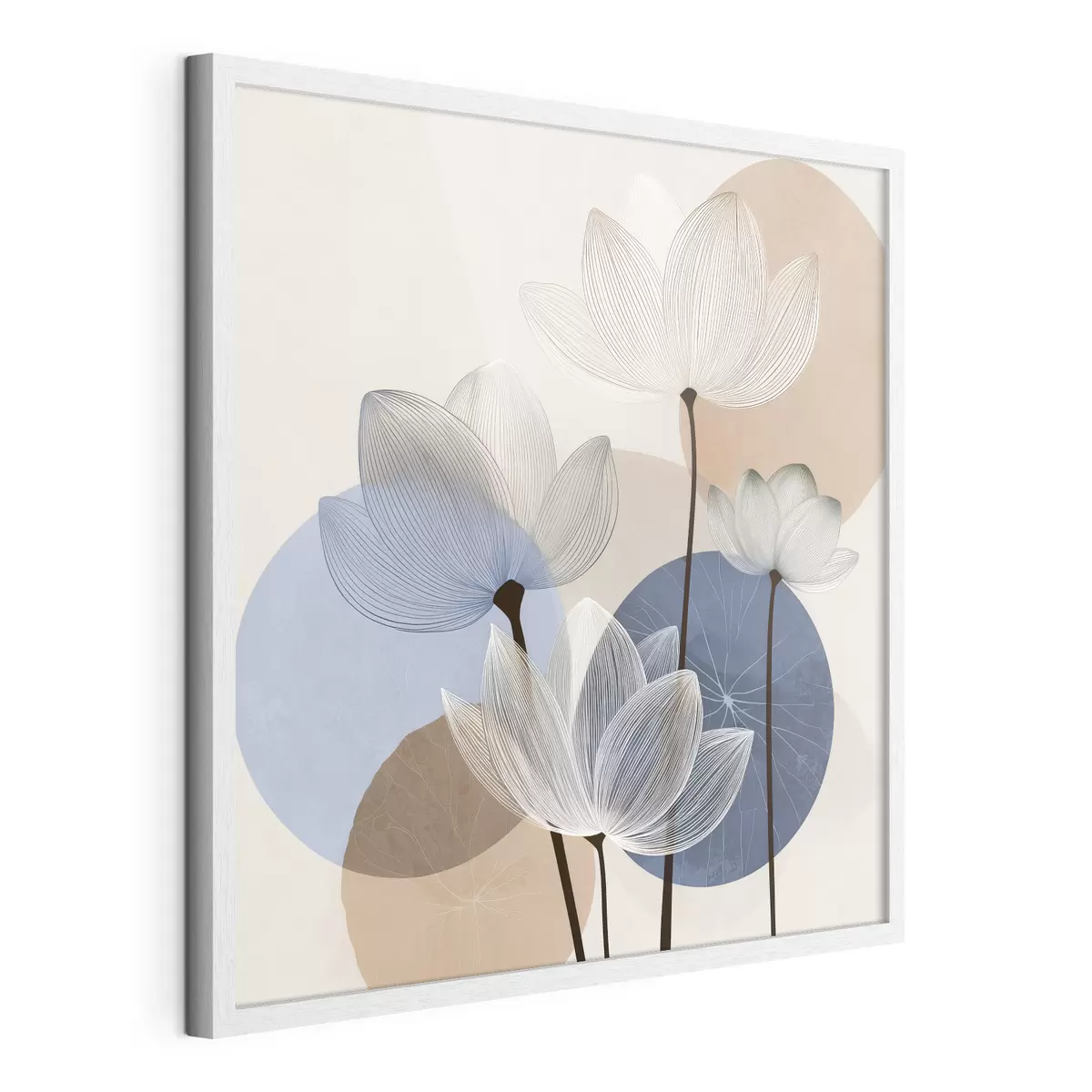 Poster Il loto sogna in blu f48277