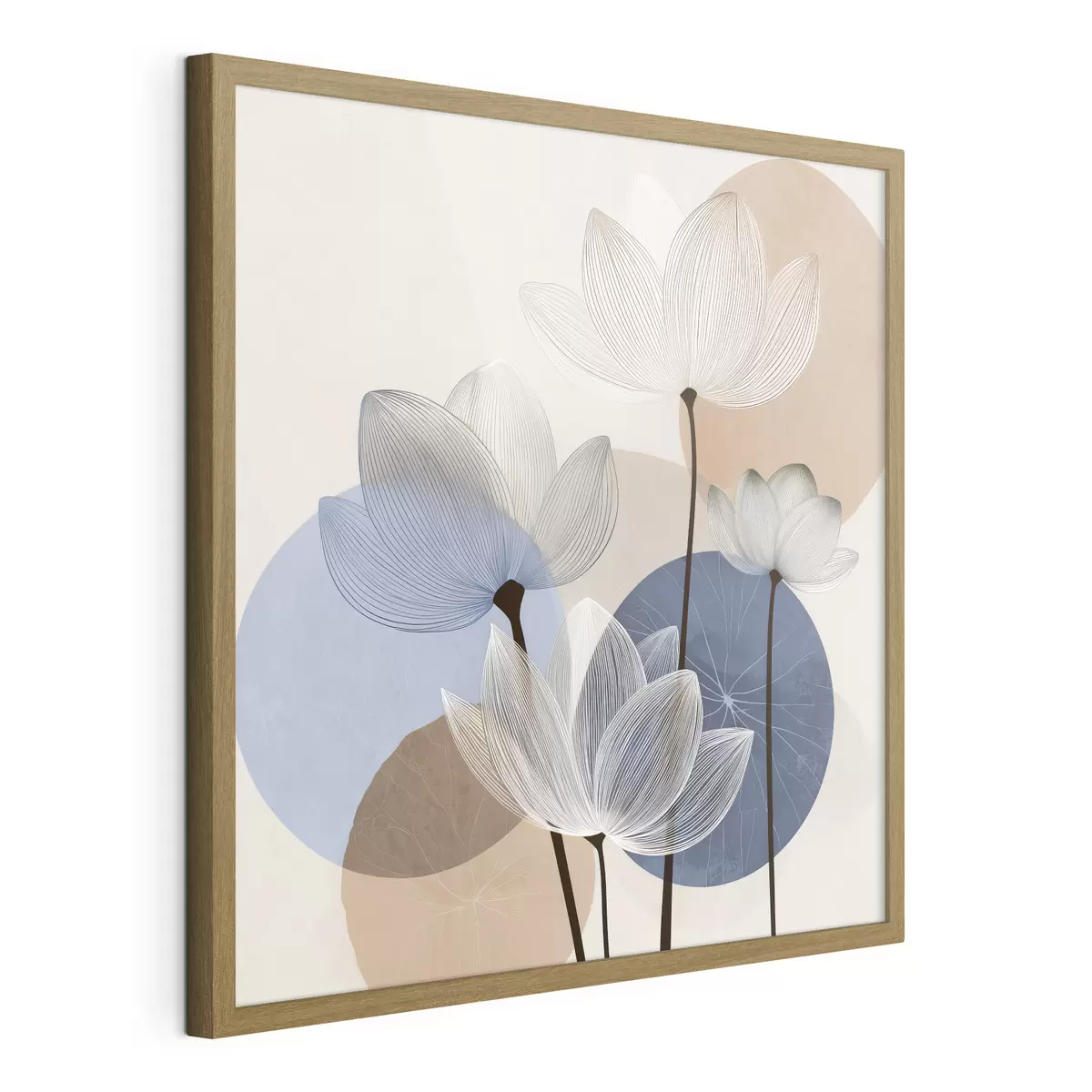 Poster Il loto sogna in blu f48277